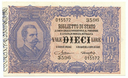 Lire biglietto stato - lire,