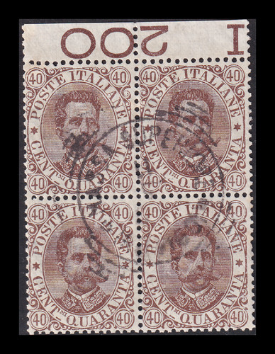 Italia 1889 umberto c - italia,