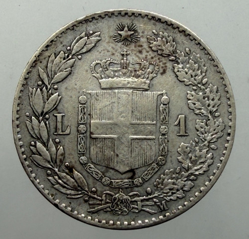 Regno italia umberto 1 - d'italia,