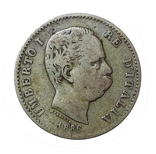 Umberto 1 lira 1886 - -,