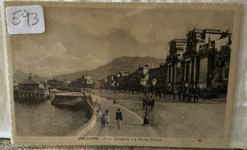 Cartolina palermo corso - cartolina,