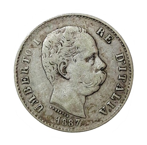 Umberto 1 lira 1887 - i,