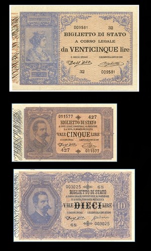 Italia lire 10 - 5, 25