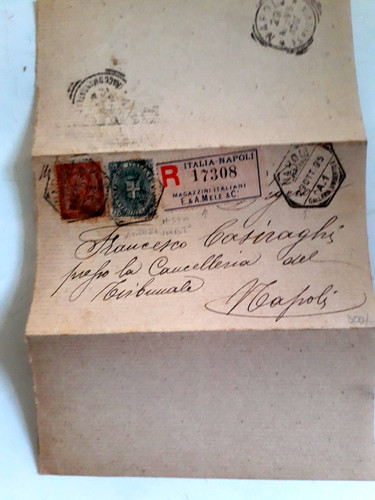 Storia postale racc mista - storia, vit