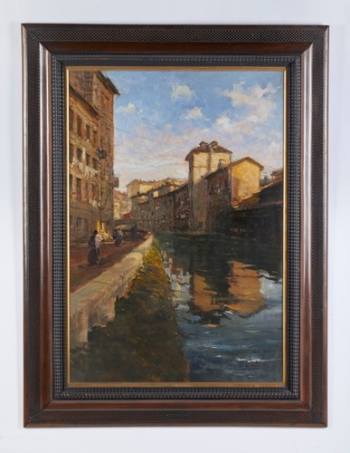 Veduta urbana con - , corso