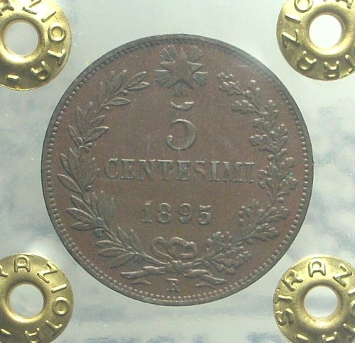 Umberto 5 cent 1895 r - umberto,