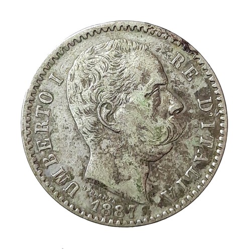 Umberto 2 lire 1887 - 2,