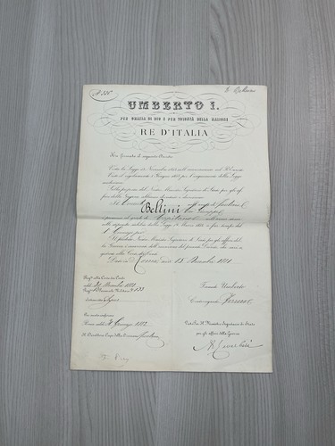 Decreto reale 1881 re - reale,