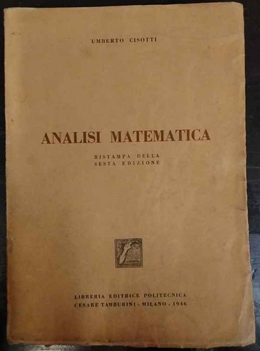 Analisi matematica umberto - –,