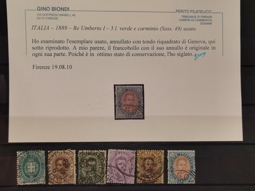 Italia 1889 umberto - umberto,