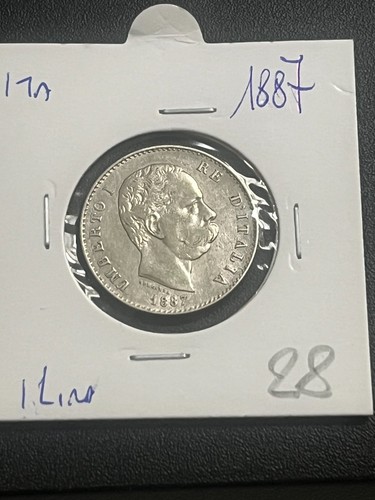Lira 1887 italia - italia, re