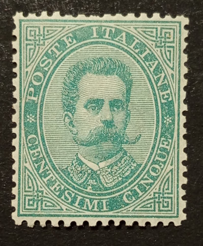 Italia regno cent 1879 - regno, verde